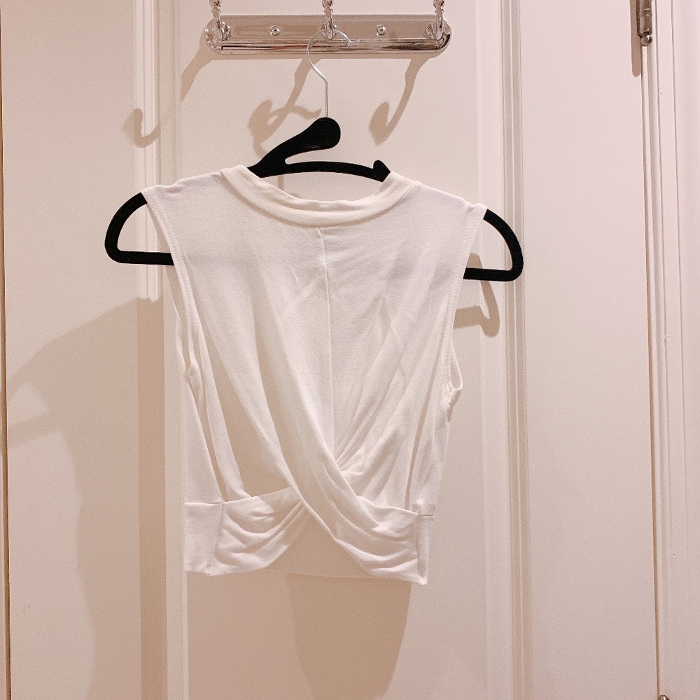 White Crop Top